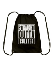 Straight Outta College Graphic Senior Drawstring Bag thumbnail