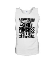 Boxing Puches Like A Girl Unisex Tank thumbnail