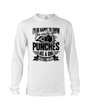 Boxing Puches Like A Girl Long Sleeve Tee thumbnail