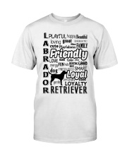 Labrador Retriever Friendly Classic T-Shirt thumbnail
