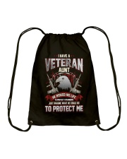 I Have A Veteran Aunt Drawstring Bag thumbnail