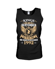 Legends Are Born In September 1992 Unisex Tank thumbnail