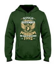 Legends Are Born In September 1992 Hooded Sweatshirt front