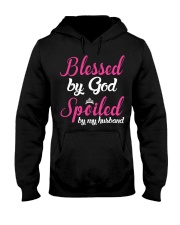 Blessed By God Spoiled By My Husband Hooded Sweatshirt thumbnail