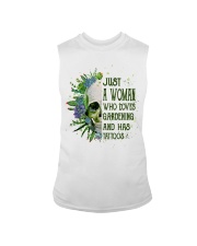 Just a Woman who loves gardening and has tattos Sleeveless Tee tile