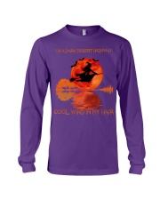 ON A DARK DESERT HIGHWAY COOL WIND IN MY HAIR Long Sleeve Tee tile