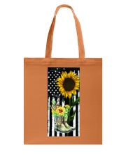 American Sun Flower'n Boots Tote Bag thumbnail