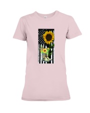 American Sun Flower'n Boots Premium Fit Ladies Tee thumbnail