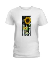 American Sun Flower'n Boots Ladies T-Shirt thumbnail
