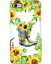 SunFlower'n Boots Vintage Phone Case i-phone-7-case