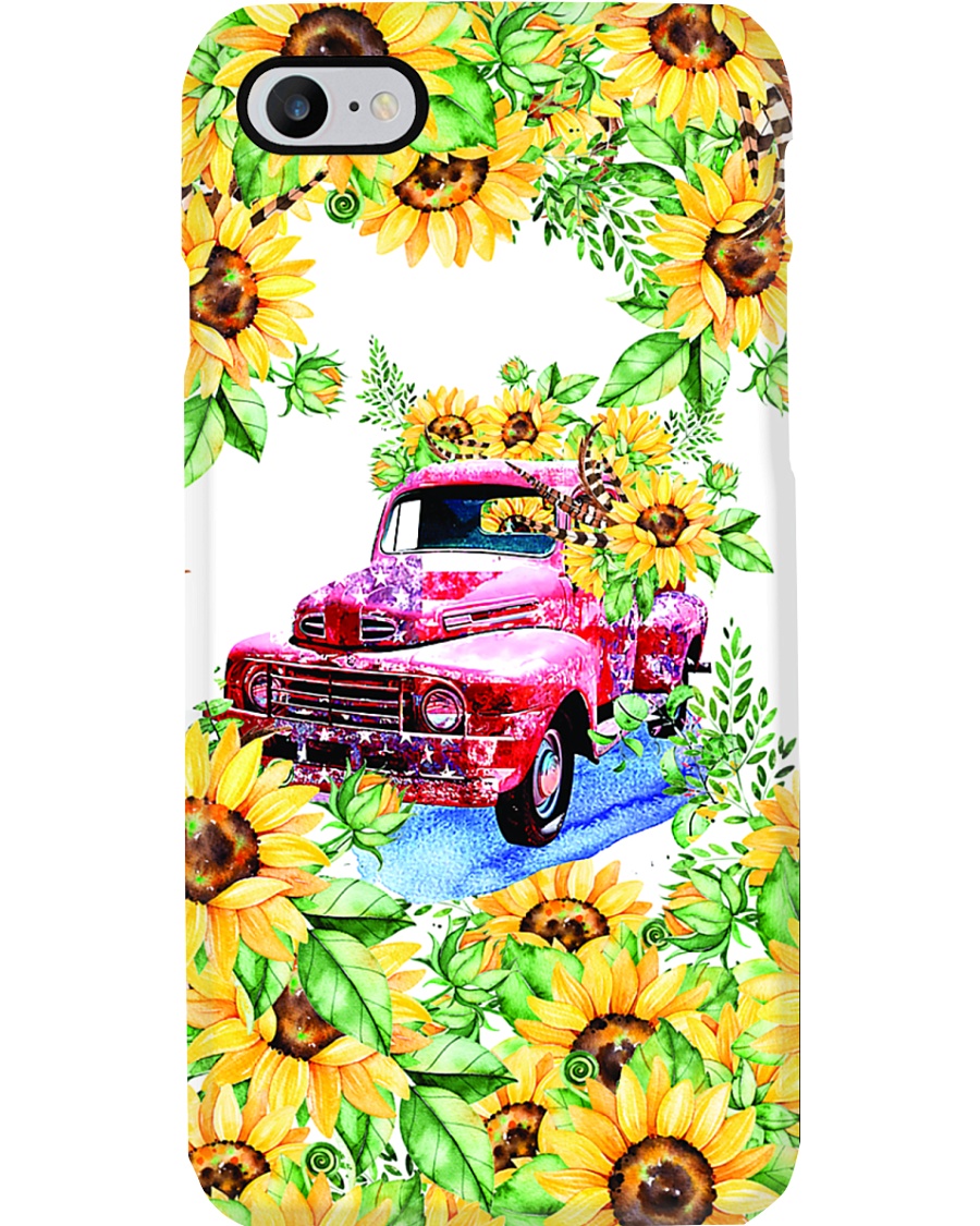 SunFlower'n Car Truck Phone Case