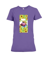 SunFlower'n Car Truck Premium Fit Ladies Tee thumbnail