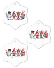 4 CUTE NISSE MERRY CHRISTMAS snowflake ornament tile