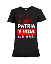 Cuba Patria Y Vida T Shirt Premium Fit Ladies Tee tile