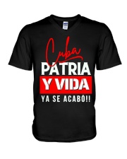 Cuba Patria Y Vida T Shirt V-Neck T-Shirt tile