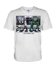 Celtics Green Line 22 T Shirt V-Neck T-Shirt tile
