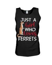 Just A Girl Who Loves Ferrets Cute Mammal An Unisex Tank thumbnail