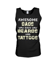 Tattoos Beards Awesome Fathers Day Gift Unisex Tank thumbnail