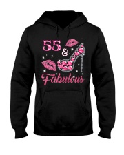 55 Fabulous T-shirt 55th Birthday t s Hooded Sweatshirt thumbnail