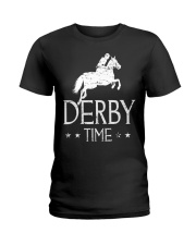 Derby Time Horse Racing T-Shirt Ladies T-Shirt thumbnail