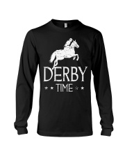Derby Time Horse Racing T-Shirt Long Sleeve Tee thumbnail