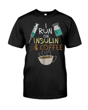 I run on Insulin and Coffee Cup S Premium Fit Mens Tee thumbnail