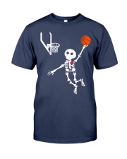 basketball skeleton hal t Premium Fit Mens Tee front