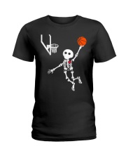 basketball skeleton hal t Ladies T-Shirt thumbnail