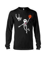 basketball skeleton hal t Long Sleeve Tee thumbnail