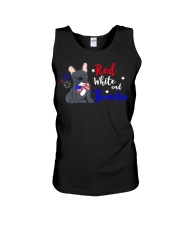 Patriotic French Bulldog Shirt Unisex Tank thumbnail