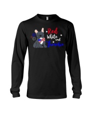 Patriotic French Bulldog Shirt Long Sleeve Tee thumbnail