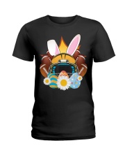 Football Easter Bunny Egg Ladies T-Shirt thumbnail