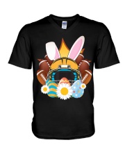 Football Easter Bunny Egg V-Neck T-Shirt thumbnail