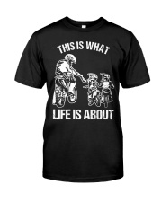 Dirt Bike Dad Motocross Motorcycle FMX B Classic T-Shirt front