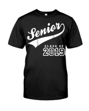 Senior Grad Class of 2019 T-Shirts Back Print Premium Fit Mens Tee thumbnail