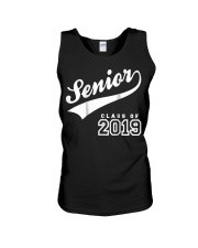 Senior Grad Class of 2019 T-Shirts Back Print Unisex Tank thumbnail