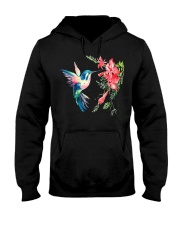 Rainbow Color Hummingbird F Hooded Sweatshirt thumbnail
