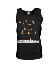 Piano Music Beagle T-Shirt Cute Dog Lov Unisex Tank thumbnail