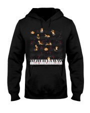 Piano Music Beagle T-Shirt Cute Dog Lov Hooded Sweatshirt thumbnail