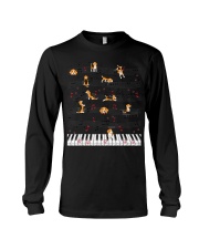 Piano Music Beagle T-Shirt Cute Dog Lov Long Sleeve Tee thumbnail