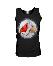 Red Cardinals TShirts for Backyard Bird W Unisex Tank thumbnail