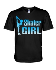 Cute Ice Skater Gift Tee -Figure Skating Gir V-Neck T-Shirt thumbnail