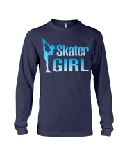 Cute Ice Skater Gift Tee -Figure Skating Gir Long Sleeve Tee front