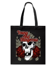 Biker t shirt design Tote Bag tile