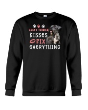 Cesky Terrier Kisses T-Shirt Crewneck Sweatshirt tile