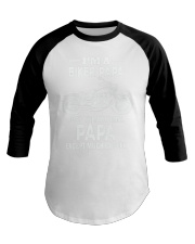 Biker dad Baseball Tee tile