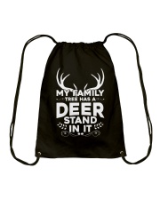 Hunting shirt ideas Drawstring Bag tile