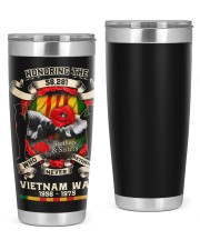Honoring them who never back in home from Vietnam War 20oz Tumbler tile