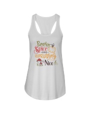 Autism pumpkin shirt Ladies Flowy Tank tile