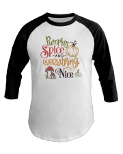 Autism pumpkin shirt Baseball Tee tile